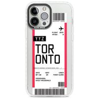 Personalised Toronto Boarding Pass