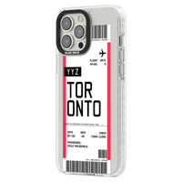 Personalised Toronto Boarding Pass