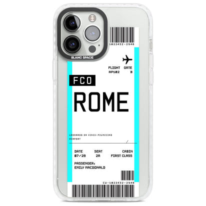 Personalised Rome Boarding Pass