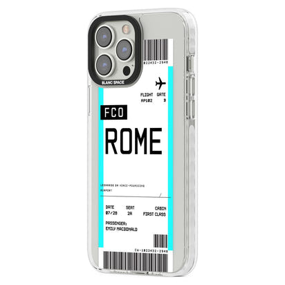 Personalised Rome Boarding Pass