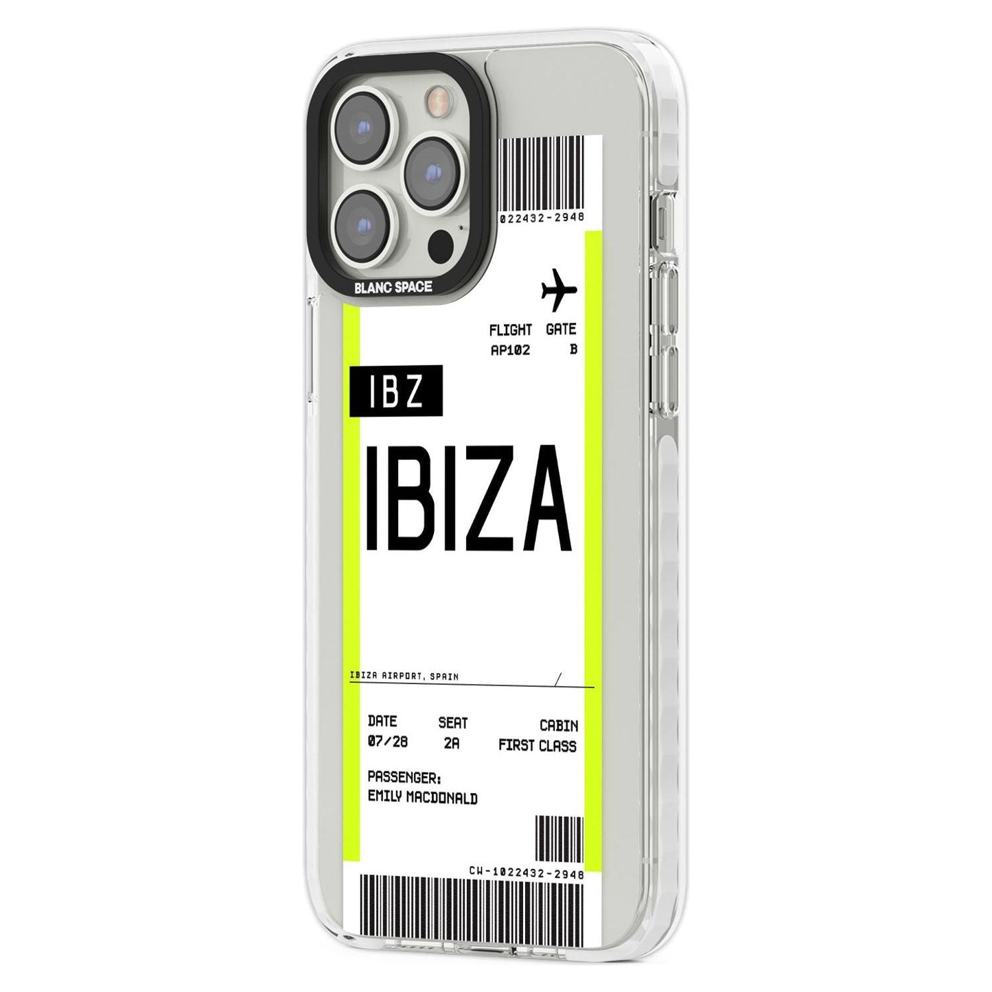 Personalised Ibiza Boarding Pass
