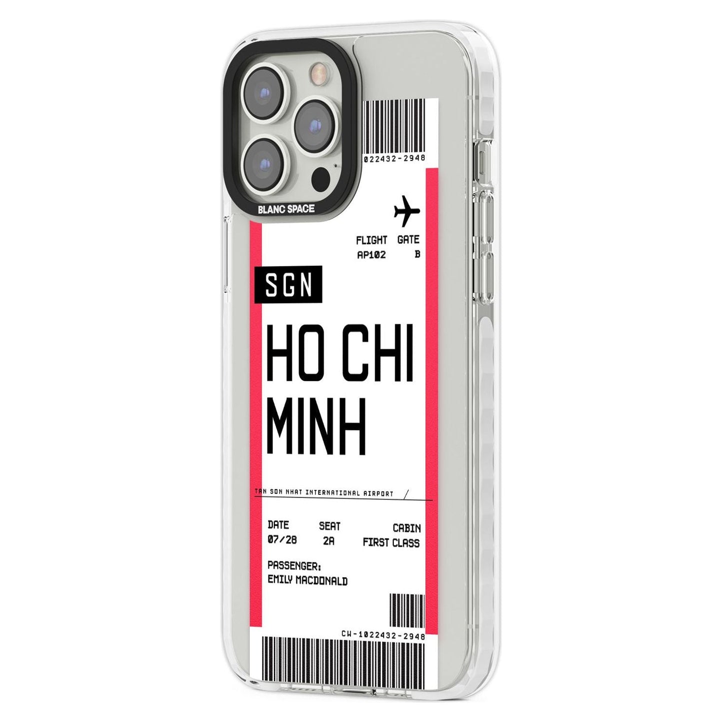 Personalised Ho Chi Minh Boarding Pass