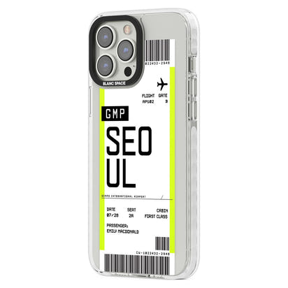 Personalised Seoul Boarding Pass