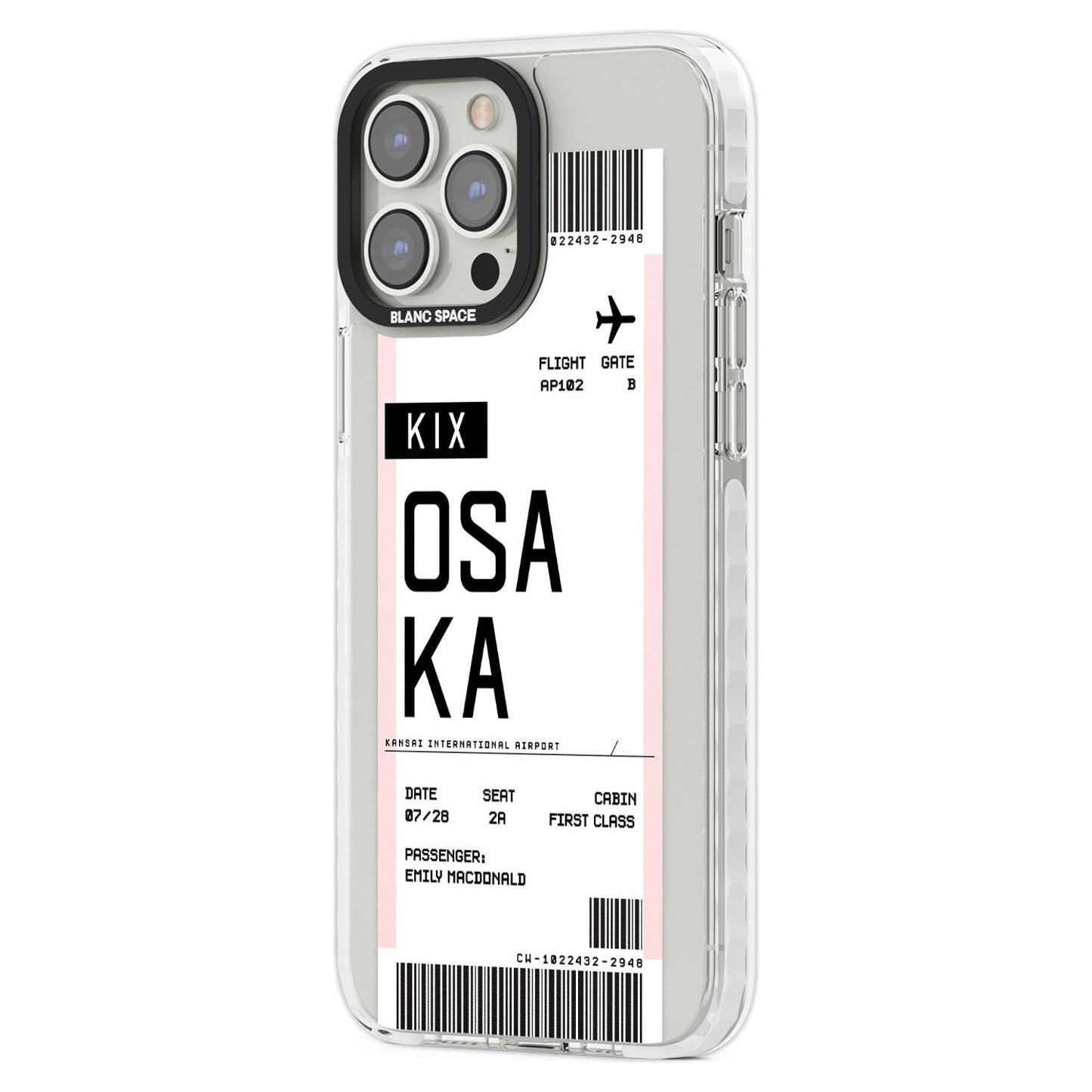 Personalised Osaka Boarding Pass