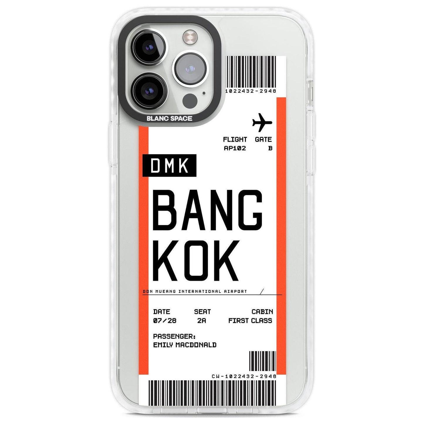 Personalised Bangkok Boarding Pass
