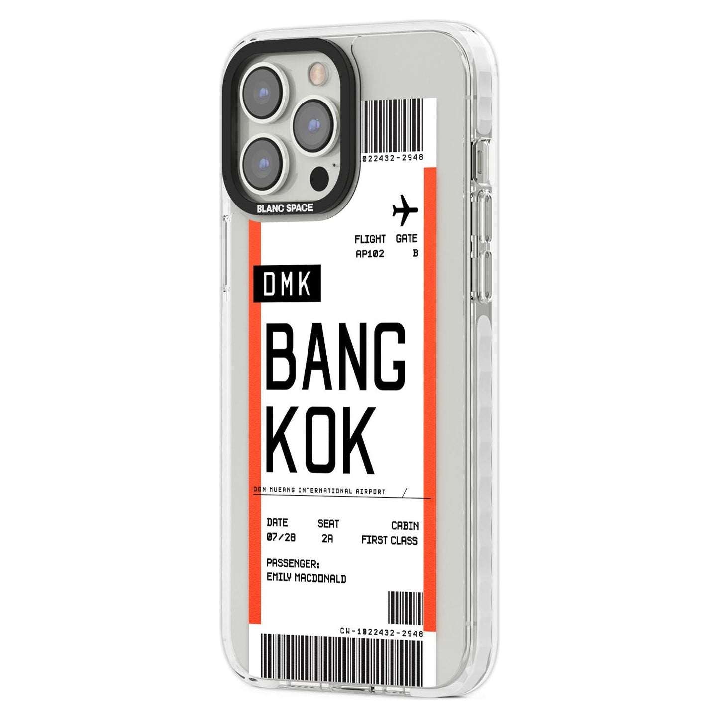 Personalised Bangkok Boarding Pass