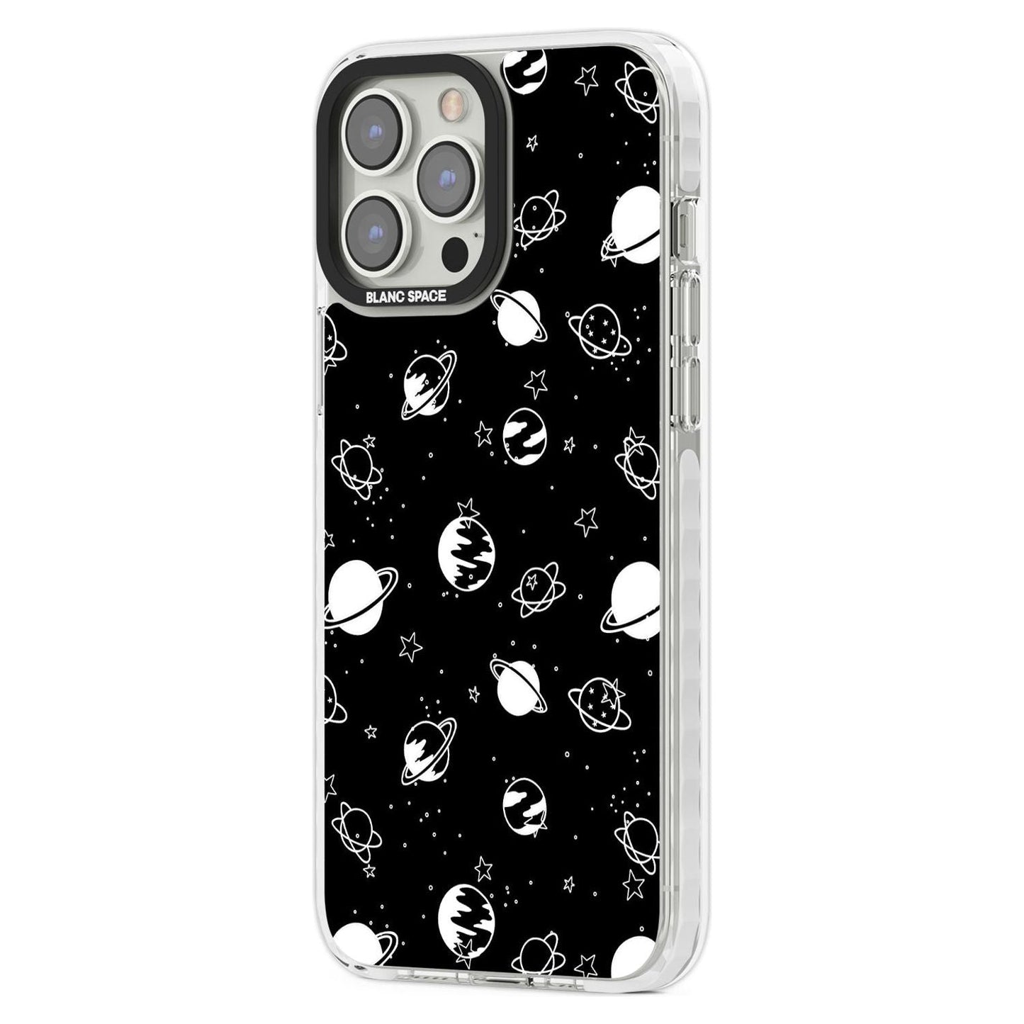 White Planets On Black