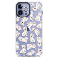 Motif de chien Westie