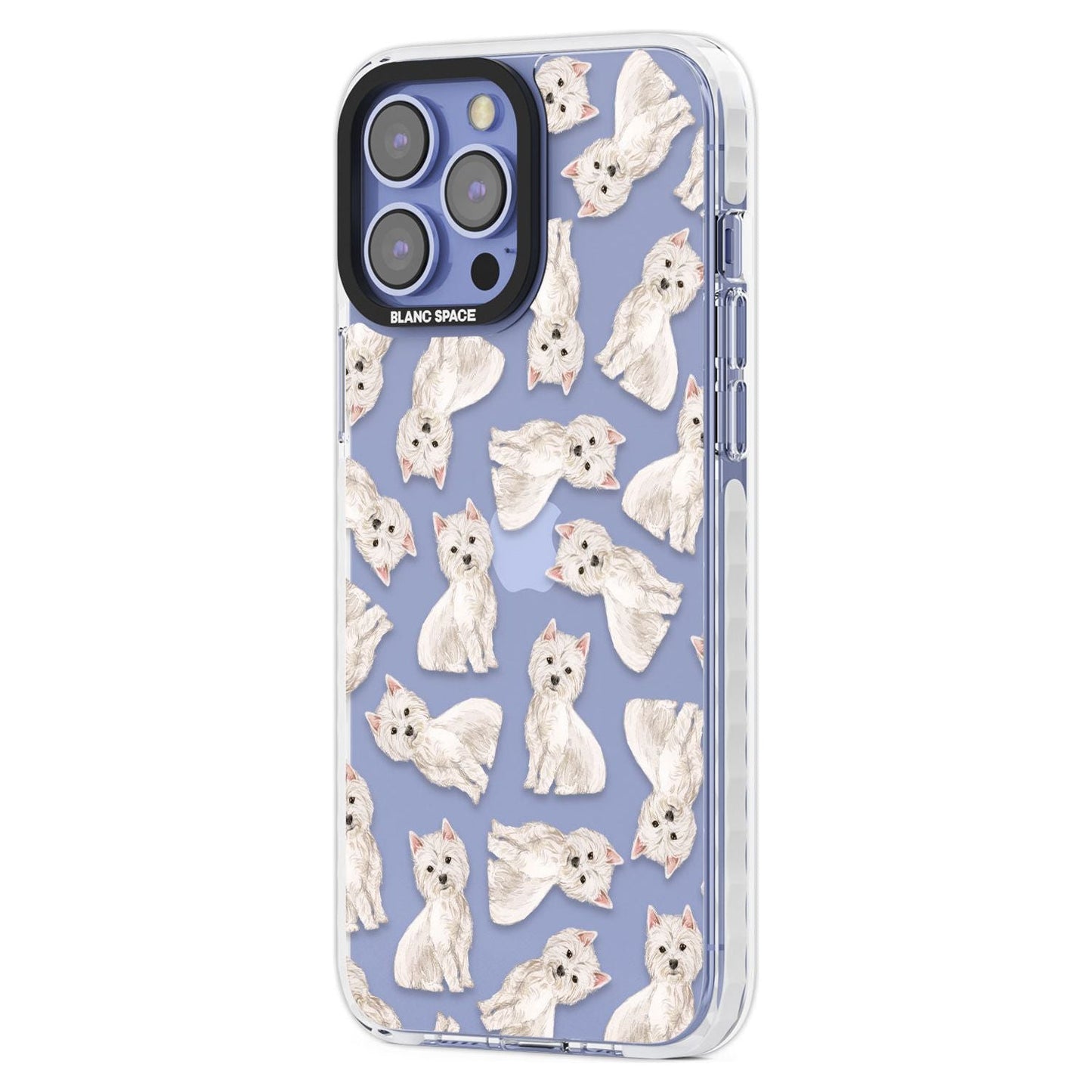 Motif de chien Westie