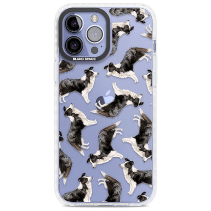 Border Collie Pattern Watercolour