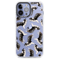 Border Collie Pattern Watercolour