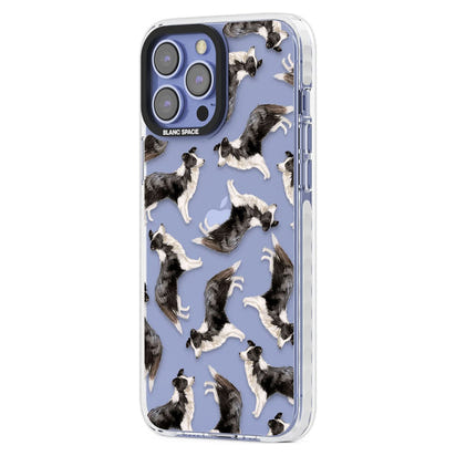 Border Collie Pattern Watercolour