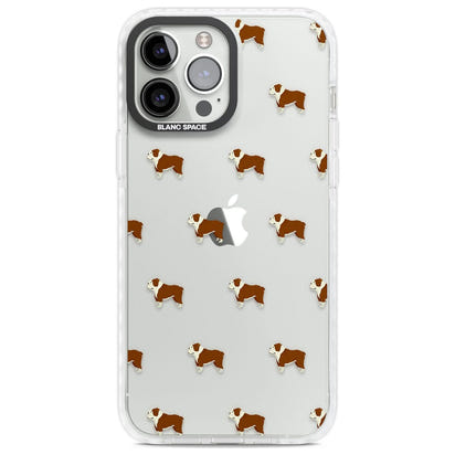 Motif bouledogue clair
