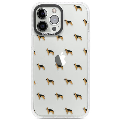 German Shepherd Pattern Clear
