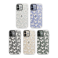 Pudel-Aquarellmuster