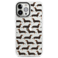 Dachshund Pattern Black Tan