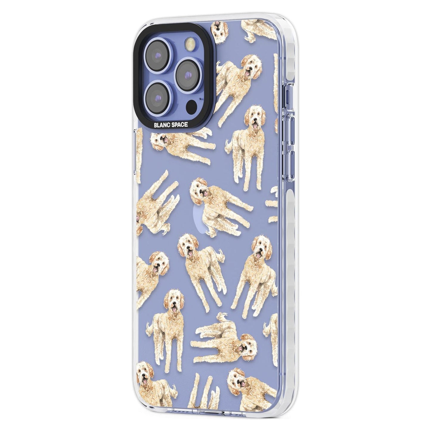 Goldendoodle Watercolour Dog Pattern