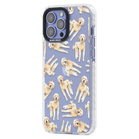 Goldendoodle Watercolour Dog Pattern