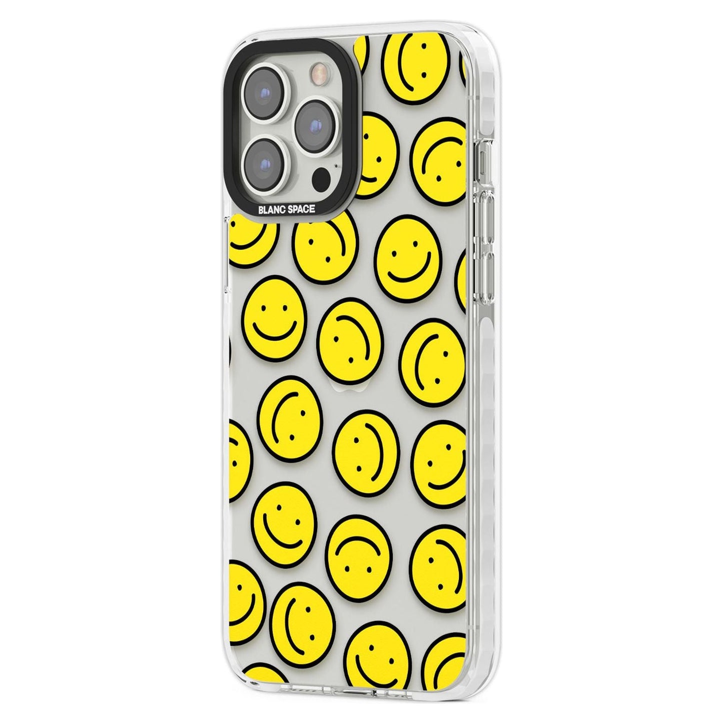 Motif de visage souriant