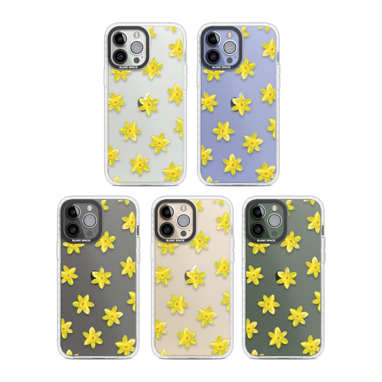 Daffodils Transparent Pattern