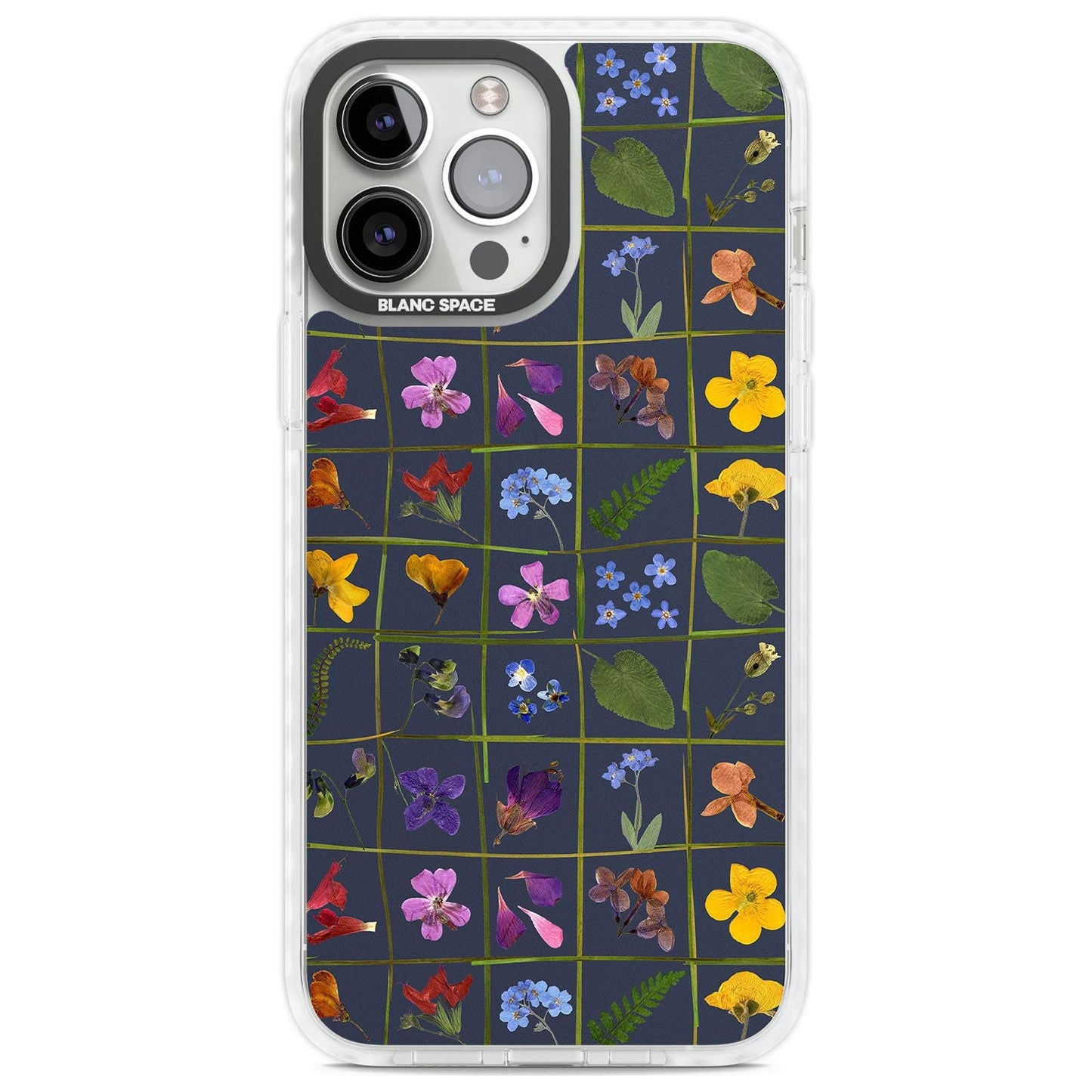 Grille de fleurs sauvages