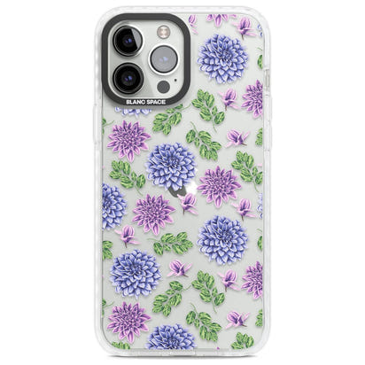 Purple Dahlias Floral