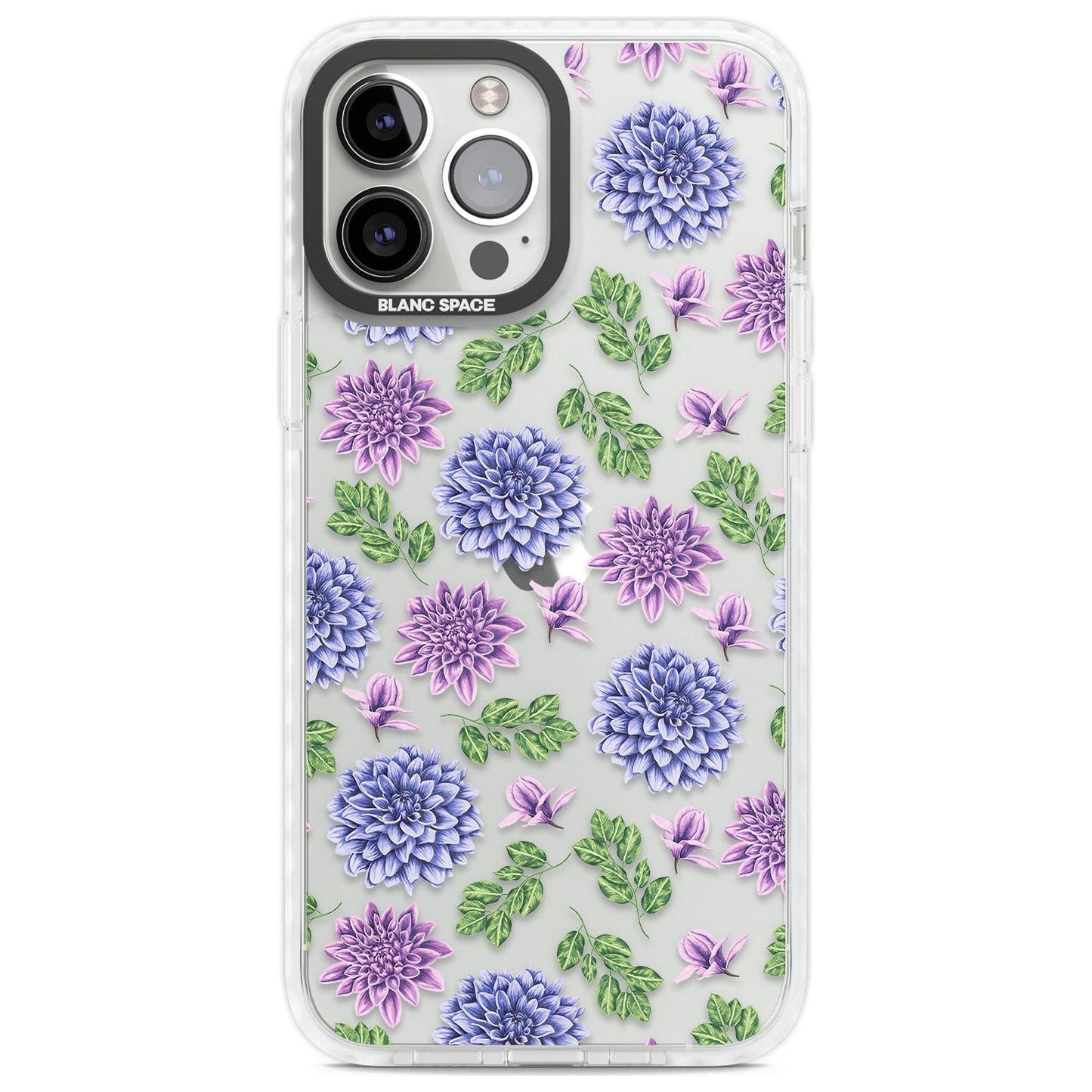 Purple Dahlias Floral