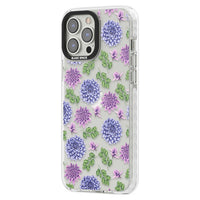 Purple Dahlias Floral