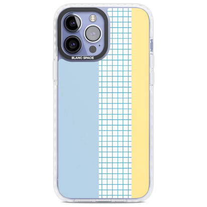 Abstract Grid Blue & Yellow