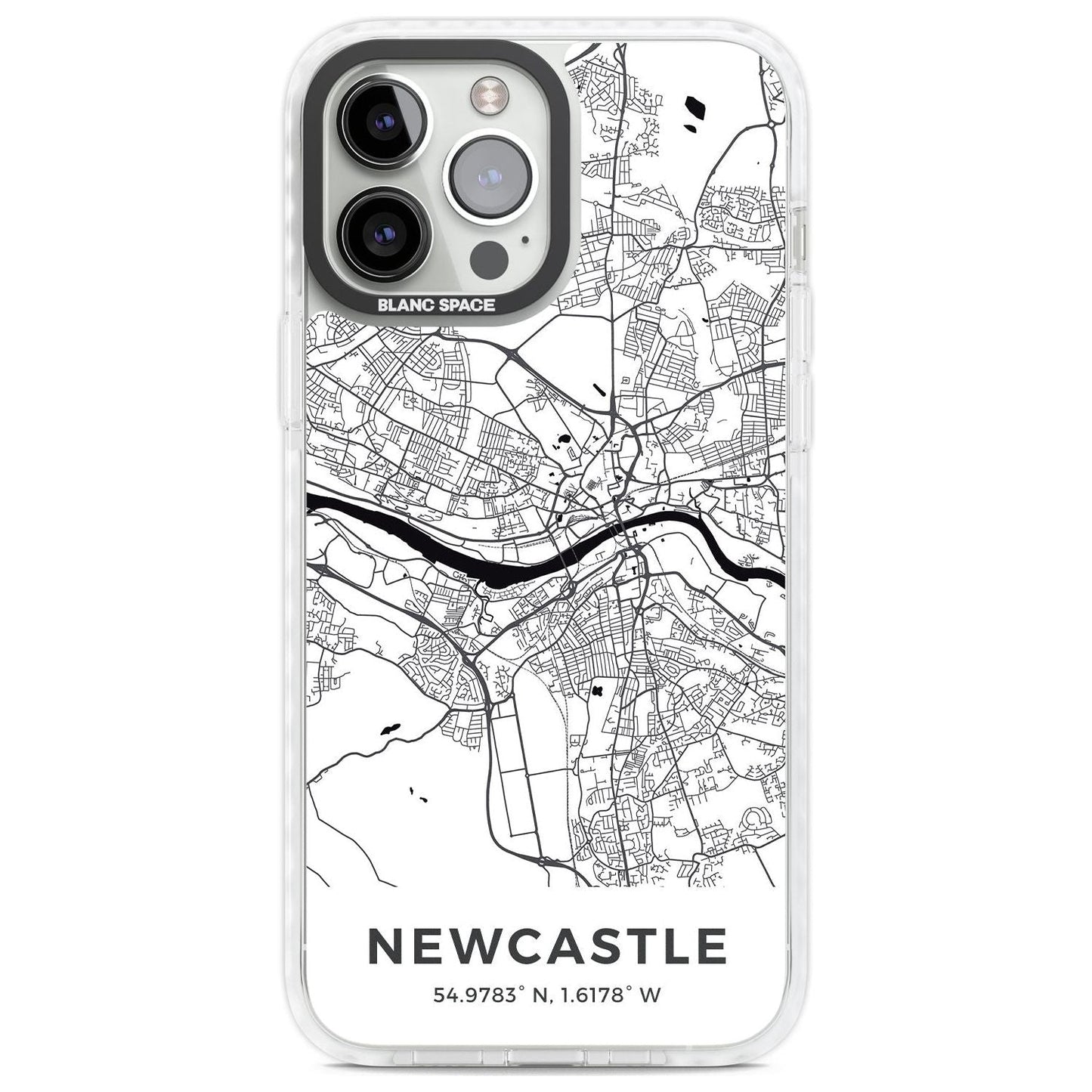 Stadtplan von Newcastle