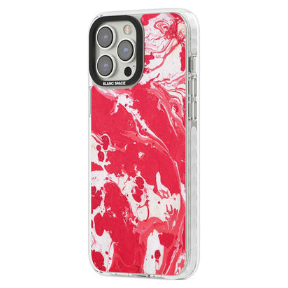 Red & White Marbled