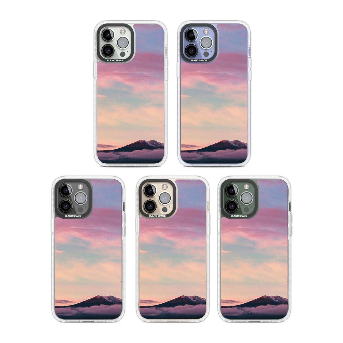 Pastel Mountain Sunset