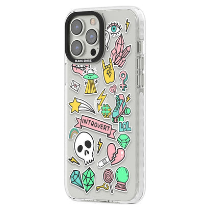 Autocollant introverti