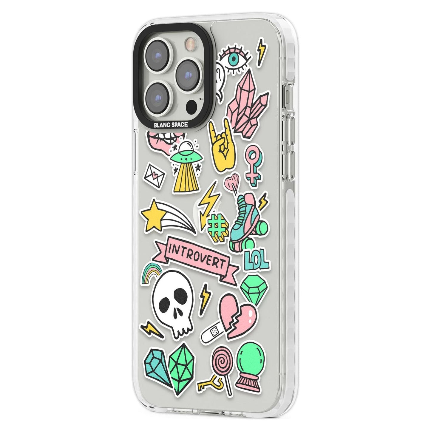 Autocollant introverti