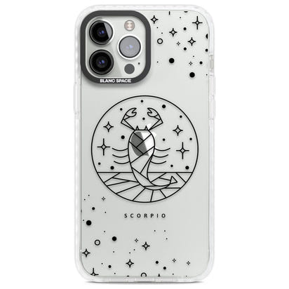 Emblème du Scorpion - Design Cosmique