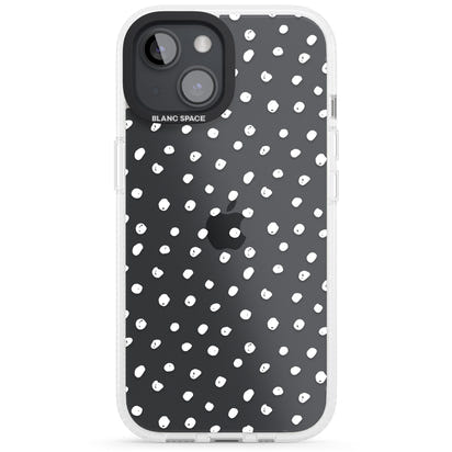 Messy White Dot Pattern