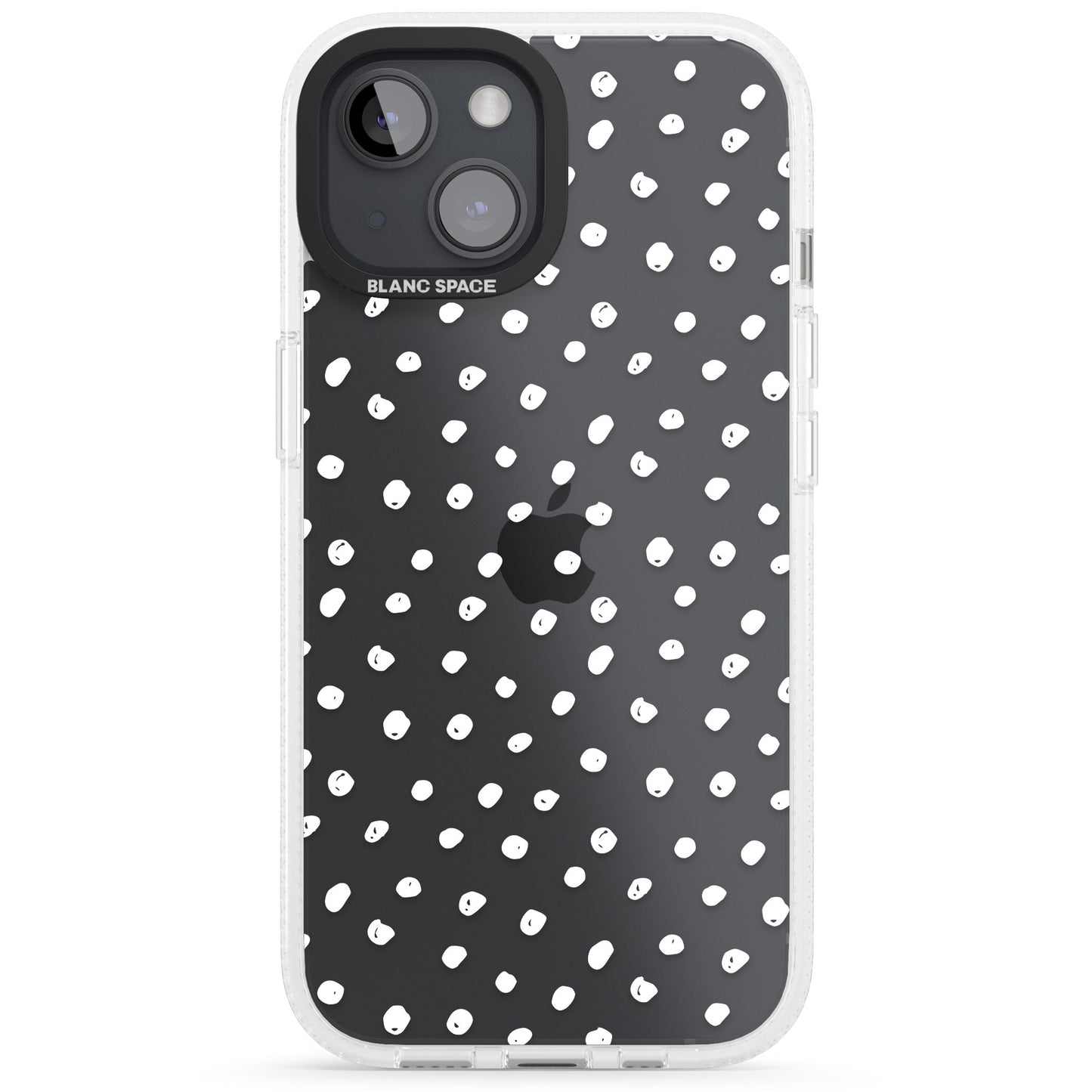 Messy White Dot Pattern