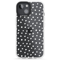 Messy White Dot Pattern