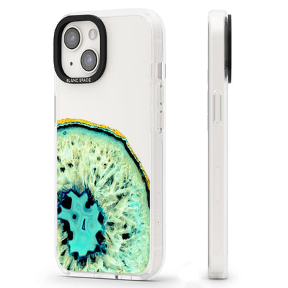 Géode turquoise en cristal