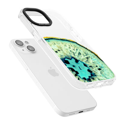 Géode turquoise en cristal