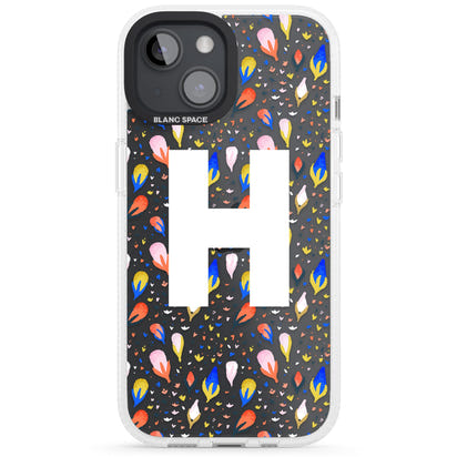 Personalised Abstract Floral Initial