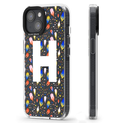 Personalised Abstract Floral Initial