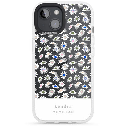 Personalised Grey & White Daisies