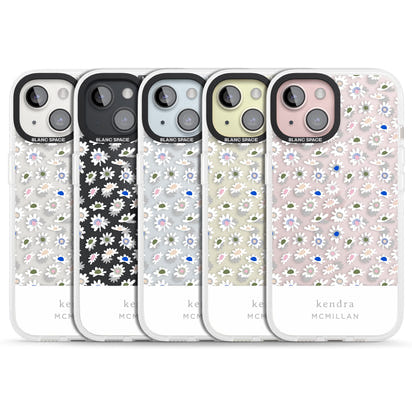 Personalised Grey & White Daisies