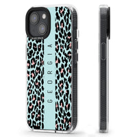 Léopard bleu personnalisé