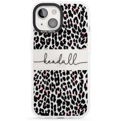 Personalised Cursive Leopard Spots