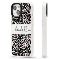 Personalised Cursive Leopard Spots