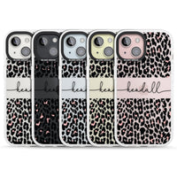 Personalised Cursive Leopard Spots