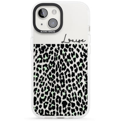 Personalised Seafoam Leopard