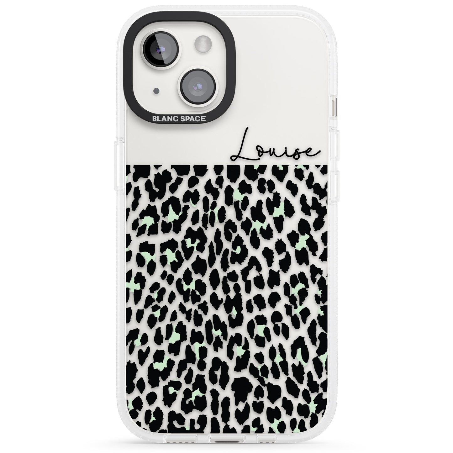 Personalised Seafoam Leopard